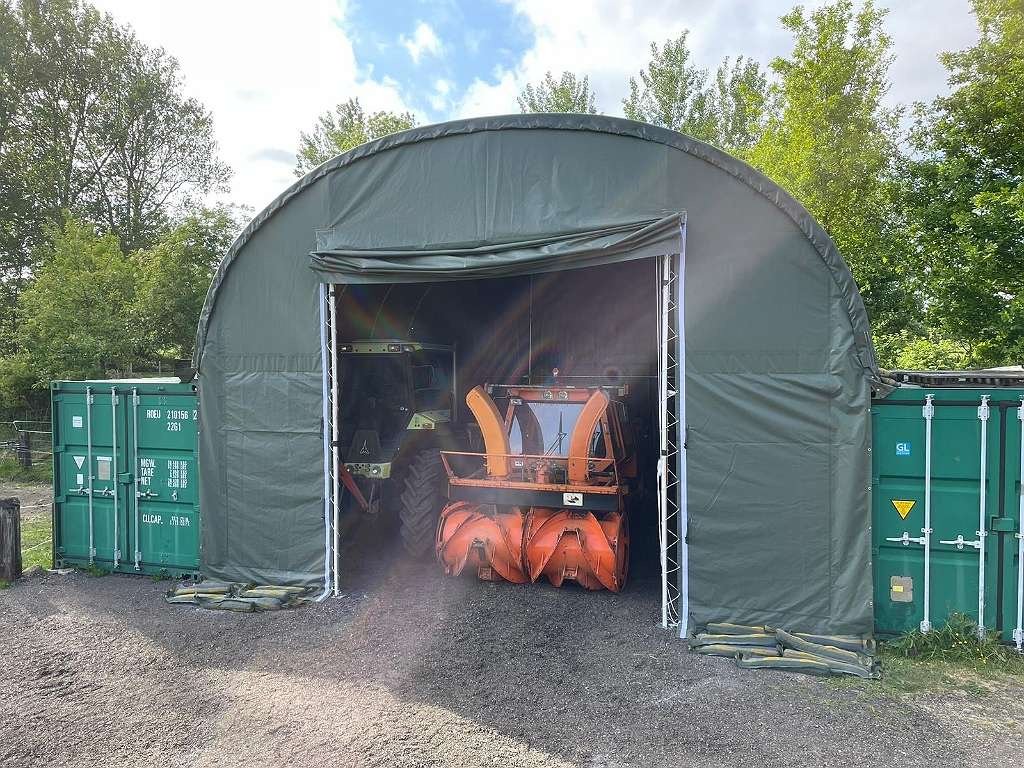 Container типа Nordhallen Containerüberdachung | Bürocontainer Überdachung | 8 x 12 x 3 m | grün, Neumaschine в Hamburg (Фотография 6)